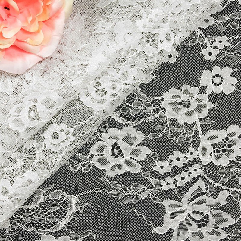Dress Wave Cutwork Nylon Lace Fabric for Women's Wear Wholesale Suppli 4